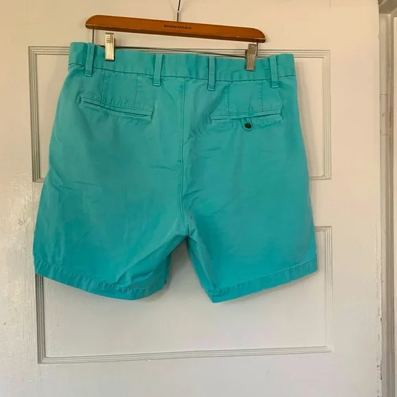 GAP men’s 34 aqua khaki shorts - Picture 4 of 4